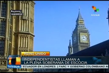 Escocia decidirá con referendo si opta por su soberanía