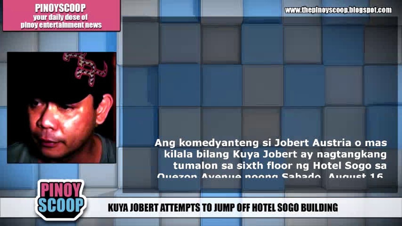 Kuya Jobert Attempts Suicide? Tries To Jump Off Hotel Sogo Building