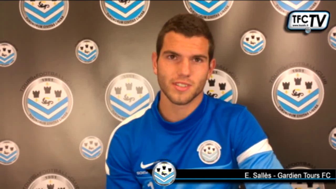 Tours FC - Valenciennes, l'oeil d'Esteban Sallès