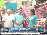 Afectados por La Venezolana protestan en la Vicepresidencia