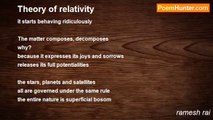 ramesh rai - Theory of relativity