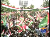 Tahirul Qadri announces countrywide sit-ins from today-Geo Reports-18 Aug 2014