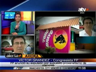 Congresista Grandez responde a acusaciones de proxenetismo