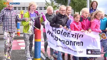 Ilse (11) bijna geschept door een vrachtauto en opent nu campagne - RTV Noord
