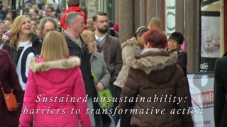 Conférence Universitéde Bath - Sustained Unsustainability barried transformative / Joe Szarka & Bas Verplankeken