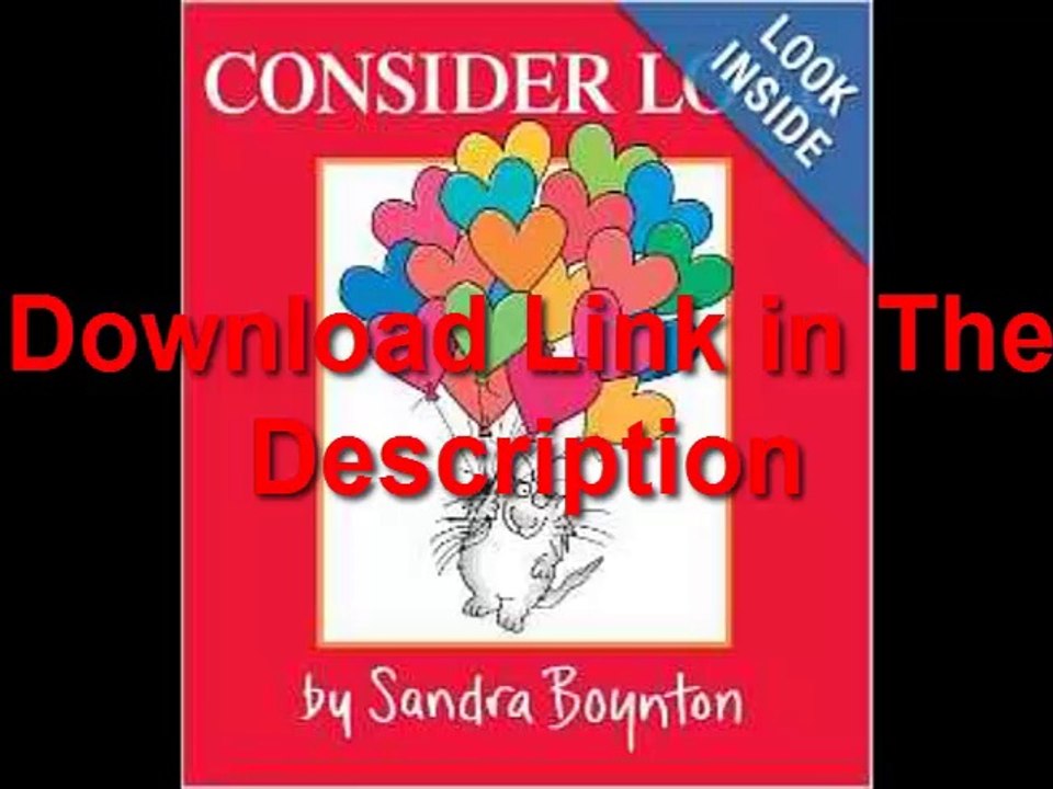 [Download eBook] Consider Love by Sandra Boynton [PDF]