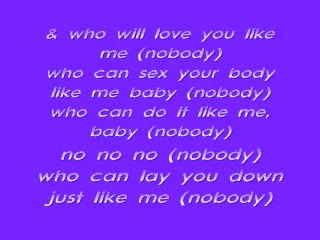 Keith Sweat-Nobody Lyrics