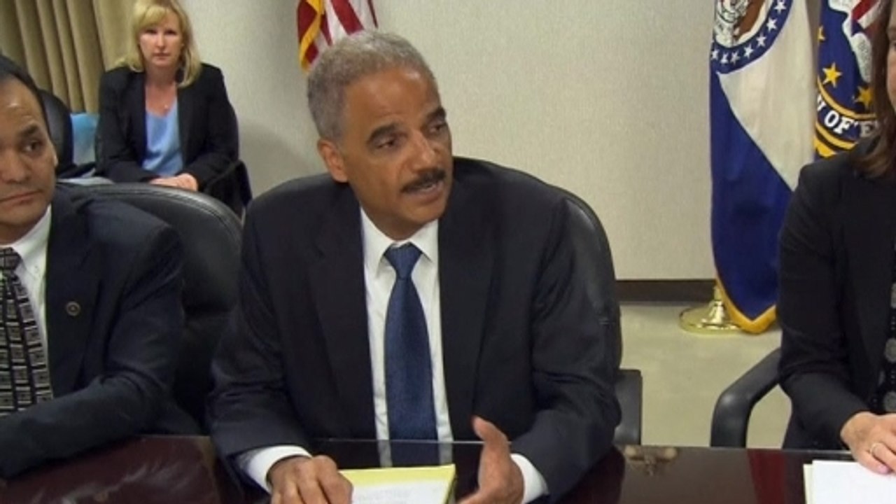 Holder: "We are looking for violations of federal criminal civil rights statutes"
