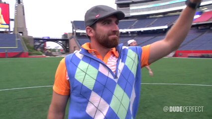Gillette Stadium Trick Shots Dude Perfect.