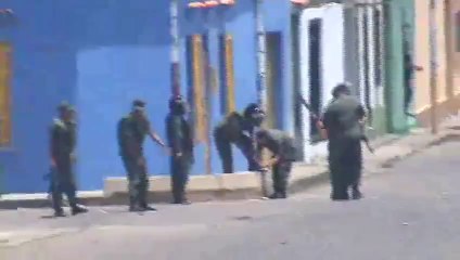Guardia Nacional Dispara con 9mm a poblacion de Rubio 19-03-2014