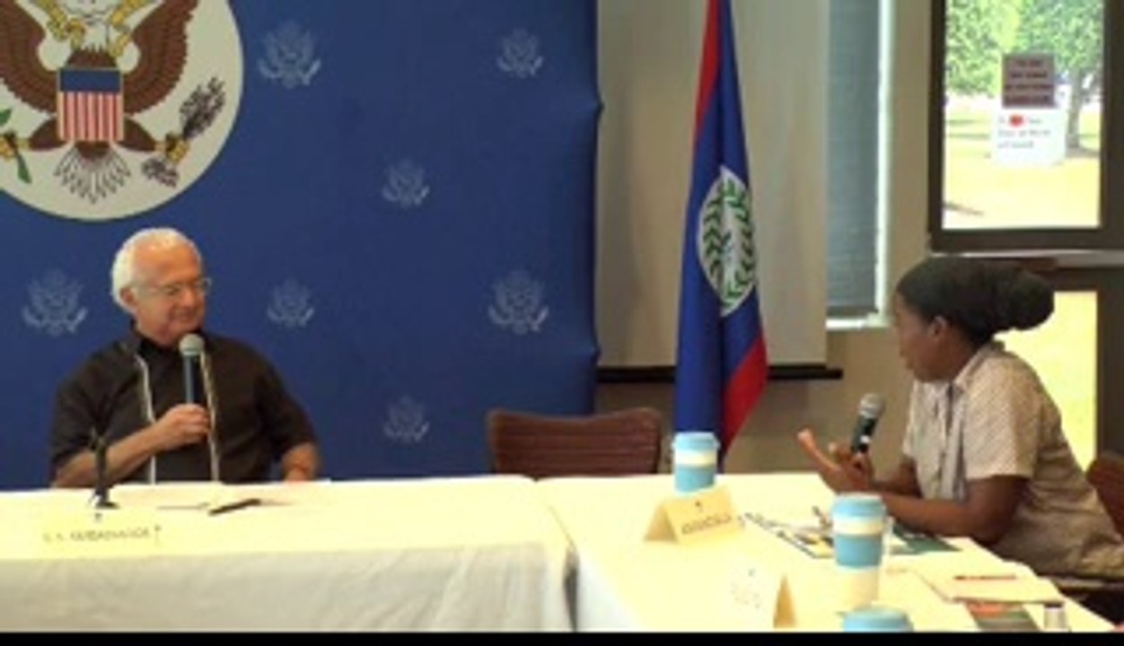 Ambabssador on crime and the importation of US gangs into Belize