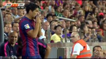 Suárez já está mordendo pelo Barcelona
