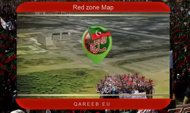 Watch where PTI is going to protest today, Map and Virtual view of Red zone Islamabad