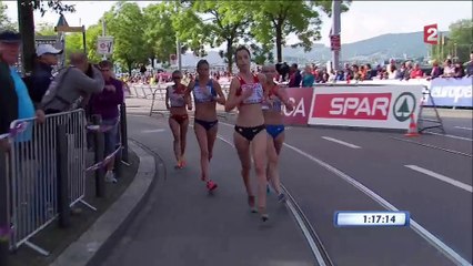 ChE athlétisme 2014, fin 20km marche F