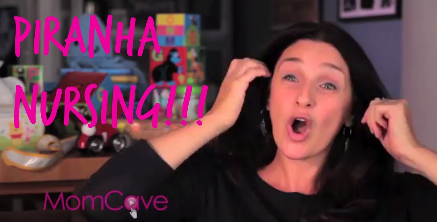 Caroline Blabs About Piranha Nursing | BLABBERMOM | Ep10 | MomCave TV | Breastfeeding Nursing Babies