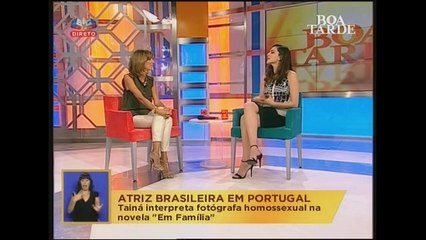 Tainá Müller no programa 'Boa Tarde'