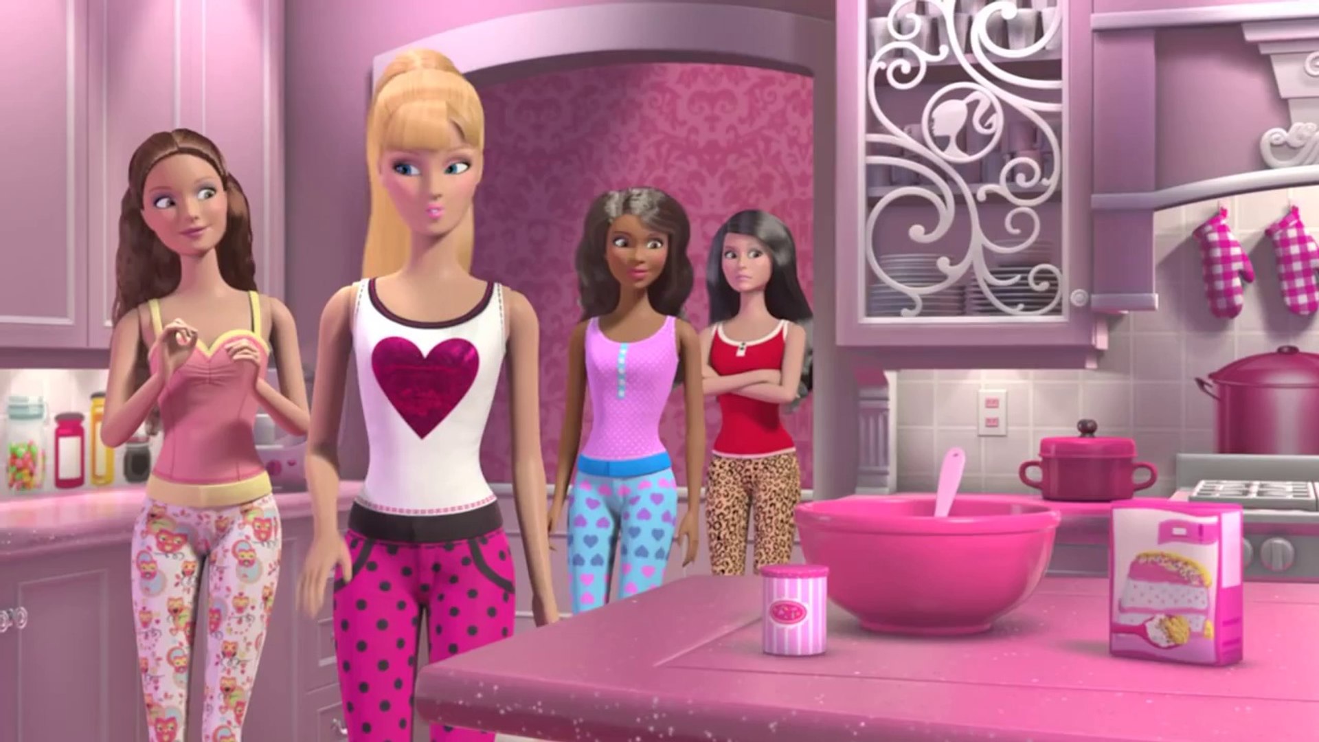 27 - Barbie Life in the Dreamhouse Pijamada del terror Español latino -  video Dailymotion