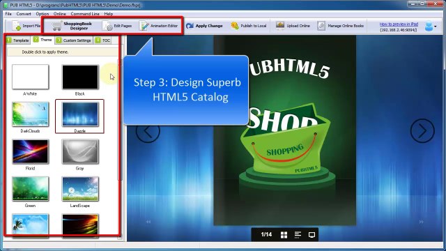 How to customize and build striking HTML5 online digital catalogs?