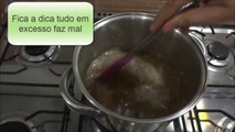 Receita de Cuscuz sem leite