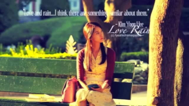 Jang Geun Suk Love Rain song with english lyric.