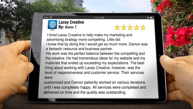 Lacey Creative Minneapolis Perfect 5 Star Review by Ileana T.