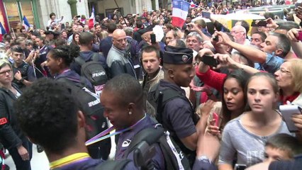 Retour triomphal pour l'équipe d'athlétisme