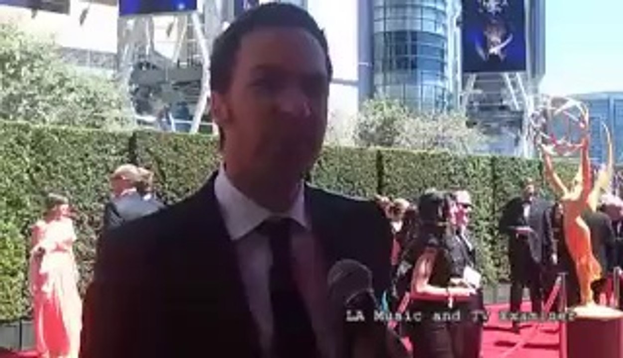 Stephen Full of Dog with a Blog at 2014 Creative Arts Emmys