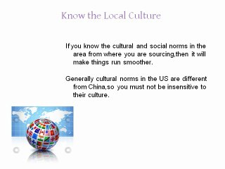 Tips on Global Sourcing