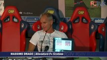 Crotone-Casertana, Massimo Drago in conferenza