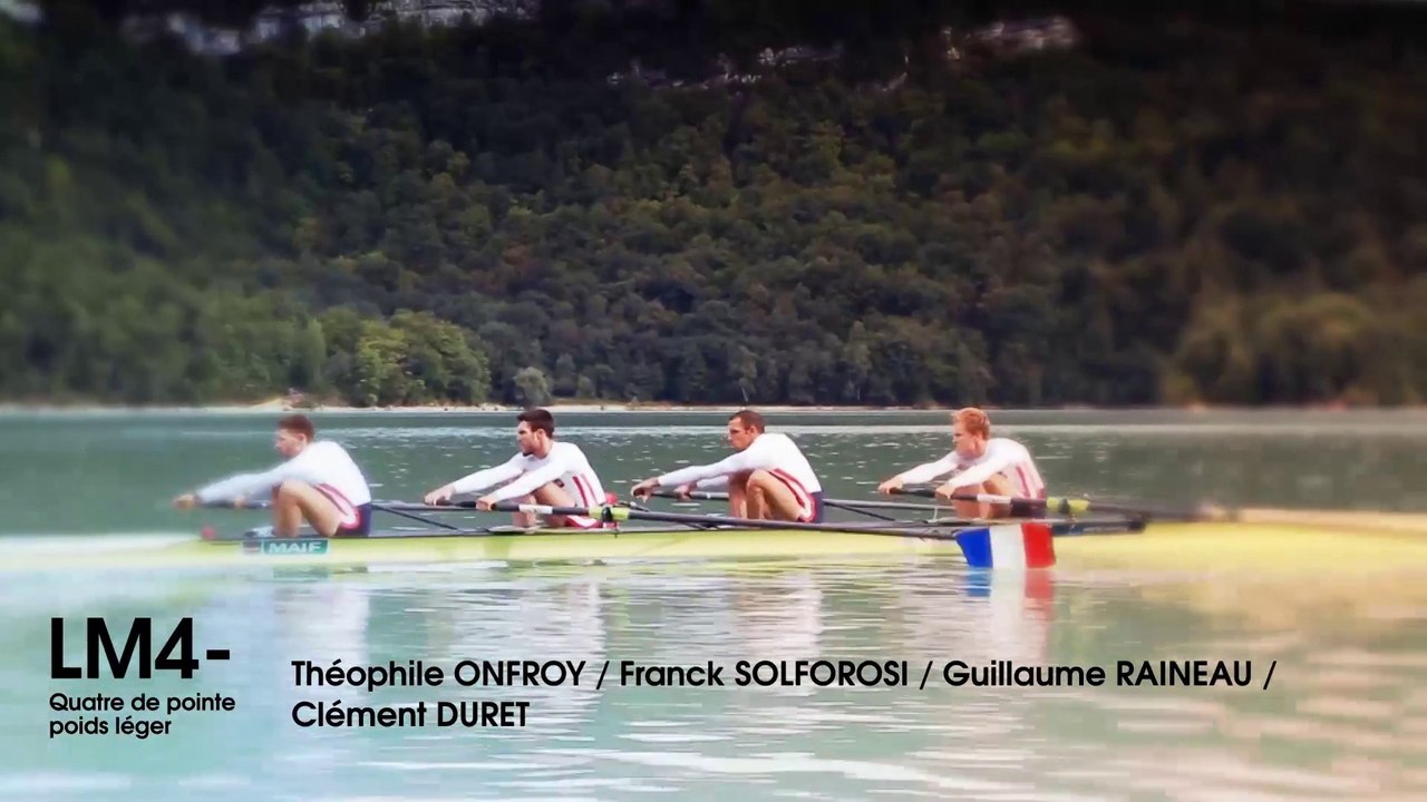 Présentation de l'équipe de France d'aviron 2014: LM4-