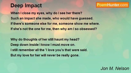 Jon M. Nelson - Deep Impact