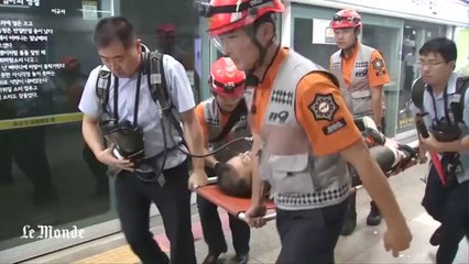 Exercice de prévention d'attentats en Corée du Sud