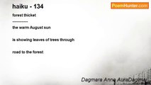 Dagmara Anna AuraDagimar - haiku - 134