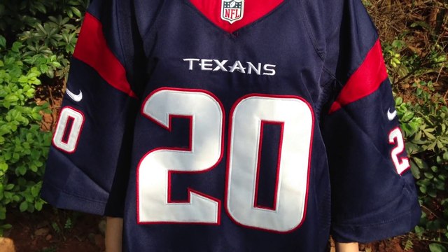 Mens Elite Ed Reed Jersey Nike Houston Texans 20 Navy Blue Team Color NFL Jerseys