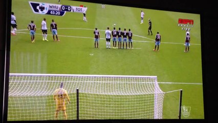 Un fan déboule sur le terrain et tire un coup franc !