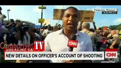 Ferguson'da CNN muhabirine müdahale