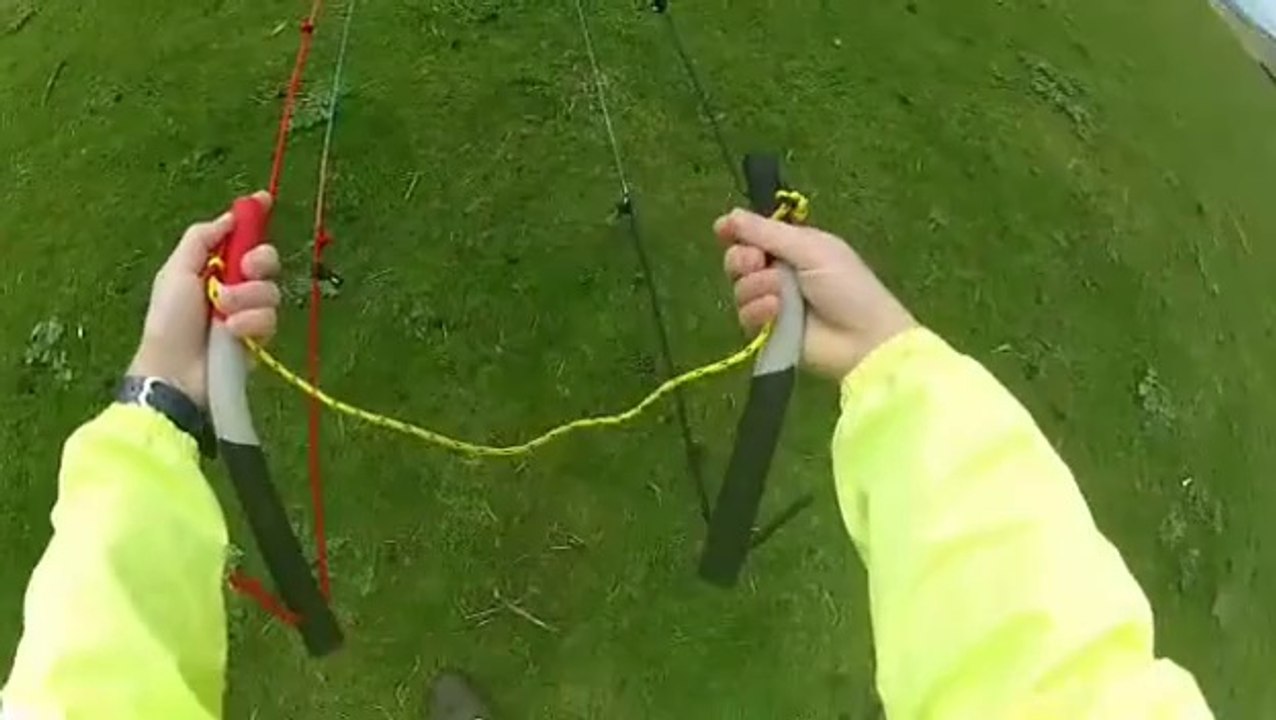 How to fly a power kite
