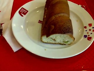 Smoked Chicken Sandwich From Cafe Coffee Day + Crunchy Frappe