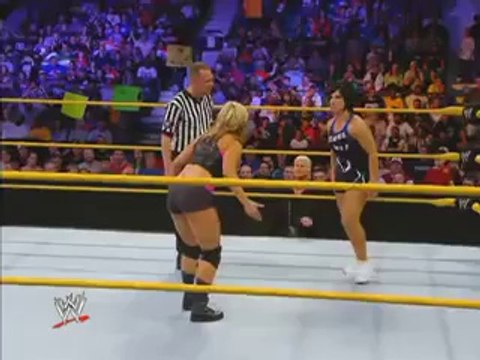 NXT Kaitlyn vs Vickie Guerrero (w Dolph Ziggler)