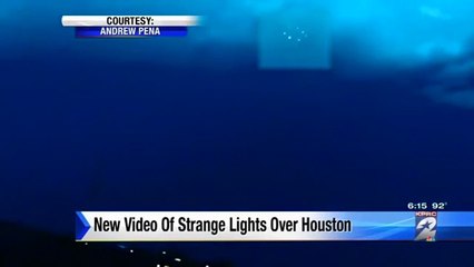 Fırtınanın içindeki UFO (Teksas - Houston)