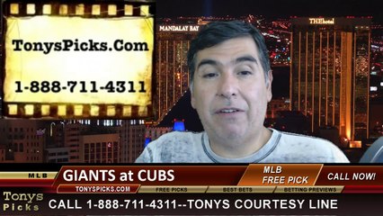 Chicago Cubs vs. San Francisco Giants Pick Prediction MLB Odds Preview 8-19-2014