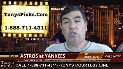 New York Yankees vs. Houston Astros Pick Prediction MLB Odds Preview 8-19-2014