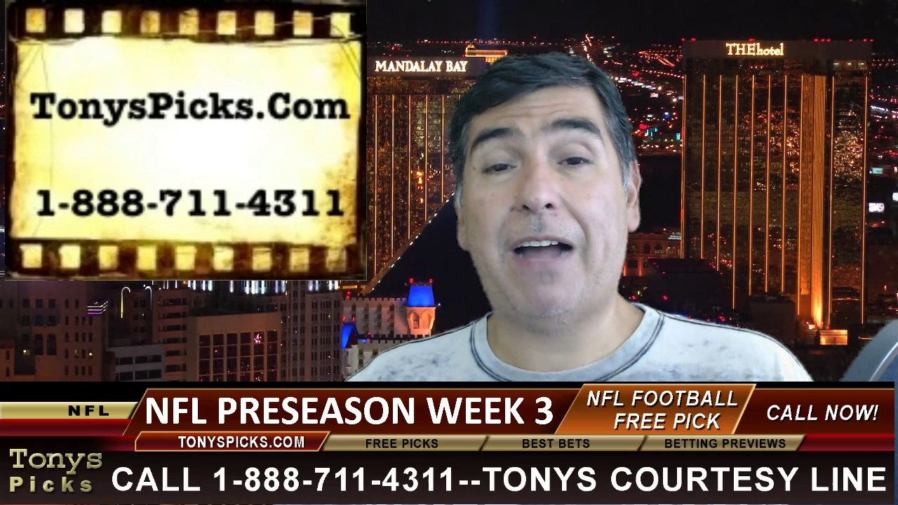NFL Free Preseason Picks Week 3 Predictions Odds Selections 2014 TV Games