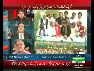Shazaib Khanzada & Dr Moeed Analysi on Azadi March - 14 Aug 2014