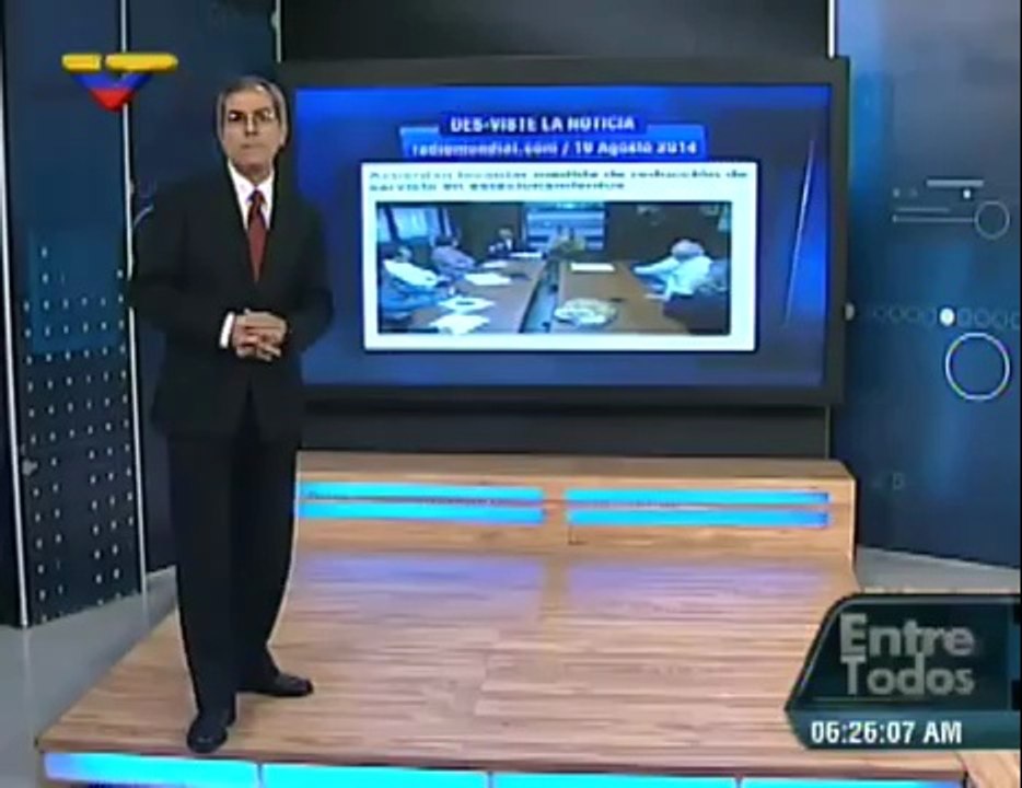 (Vídeo) Entre Todos con Luis Guillermo García del 19.08.2014 (1/4)