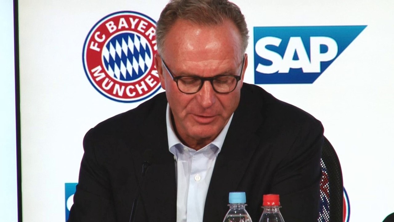 Rummenigge erklärt SAP-Deal: 'Modernste Analyseverfahren'