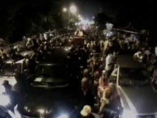 Drone footage of PAT members heading towards Red Zone