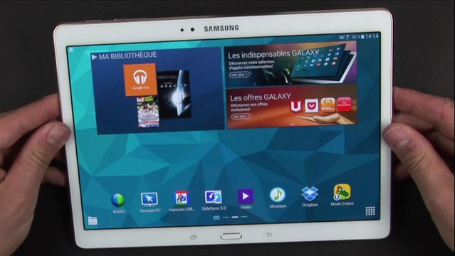Vidéo test Galaxy Tab S : la meilleure des tablettes 10 sous Android ?