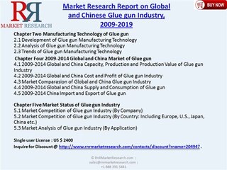 Global and Chinese Glue gun Industry 2009-2019