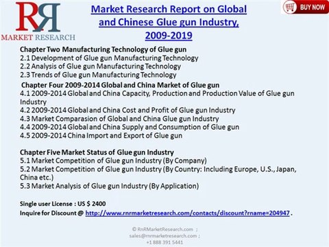 Global and Chinese Glue gun Industry 2009-2019